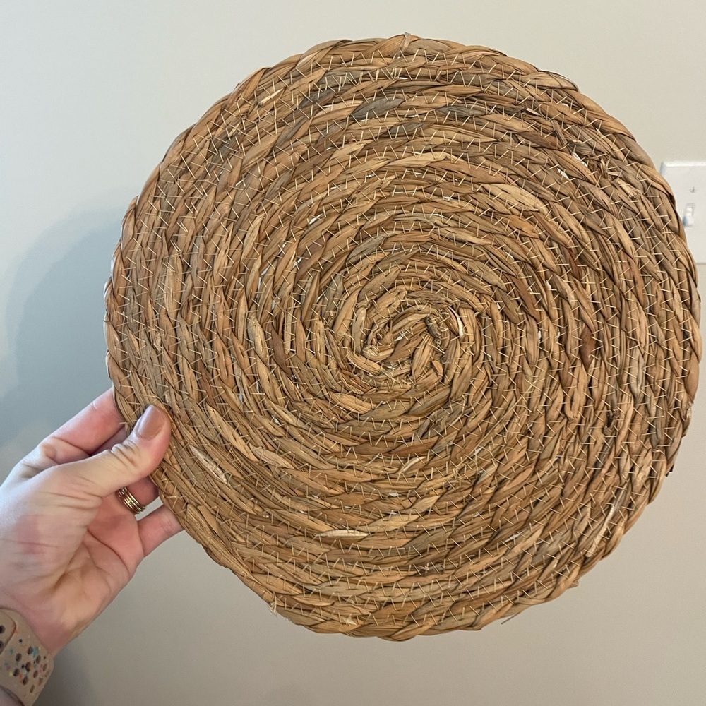 Rattan Boho Plate Chargers set of 20